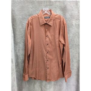 Men's Button Up Shirt XL 100 Cotton Long Sleeve‎